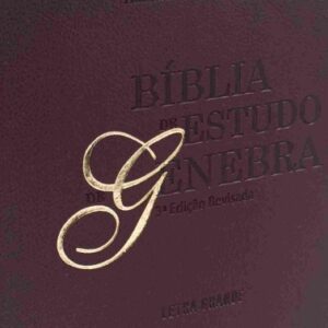 Bíblia de estudo de Genebra – Bordô