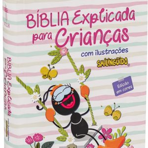 Bíblia explicada para crianças com ilustrações Smilingüido – Rosa
