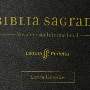 Bíblia NVI – Letra grande – Espaço para anotações – Leitura Perfeita