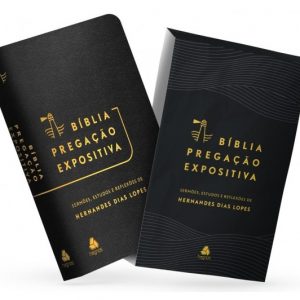 Bíblia Pregação Expositiva – RA – Luxo preto