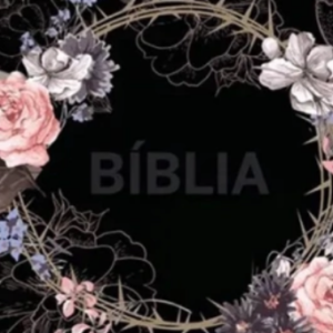 Bíblia Sagrada NVI – Flores pretas (Capa Dura)